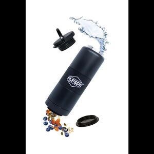 FLPSDE 27-oz Dual Chamber Stainless Steel Water Bottle